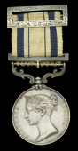 South Africa 1834-53 (Qr. Mr. J. C. Croker, 6th Regt.) fitted with contemporary florally engraved silver ribbon...