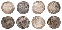 Charles I (1625-1649), Tower mint, Sixpences (4), all Gp F [type 4.3], sixth bust, mm. triangle, 3.11g/12h,...