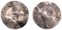 Edward VI (1547-1553), Third period, Shilling, mm. tun, second crown, 6.06g/8h (D&B type 4; N 1937; S 2482). Rather...
