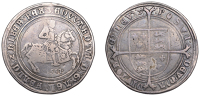 Edward VI (1547-1553), Third period, Crown, 1551, mm. y, reads franc hiber, pellet before mintmark, rev. comma...