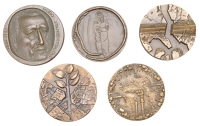 Finland, Finncell, 1968, a bronze medal by Aimo Tukiainen, celebrating Finnish industry, 70mm, 229.61g; Suomi...
