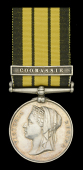Ashantee 1873-74, 1 clasp, Coomassie (Lieut: E. W. Hughes, 1st W.I. Regt. 1874-4) nearly extremely fine	 £400-£500