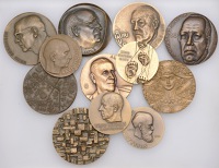 Miscellaneous, Scandinavian Interest; Jussi Lappi-Seppälä, 1971, a bronze medal by Aimo Tuklainen, 72mm, 322.07g;...