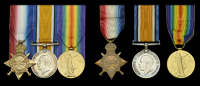 Three: Gunner G. Ellwood, Royal Canadian Horse Artillery
1914-15 Star (6146 Gnr. G. Ellwood, R. Can. H.A.); British...