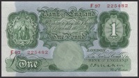 Bank of England, Cyril P. Mahon, £1, 22 November 1928, serial number F97 225482, a superb and totally original...