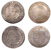 Elizabeth I, Milled coinage, Shilling, mm. star, small size, bust A, decorated dress, 6.19g/6h (N 2023; S 2592);...
