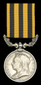 British South Africa Company Medal 1890-97, reverse Matabeleland 1893 (Surgeon Lieut. W. Bone. Raaff’s Column.)...