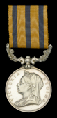 British South Africa Company Medal 1890-97, reverse Rhodesia 1896 (Surgn. W. Craven, Med. St. Corps.) extremely fine...