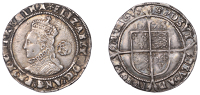 Elizabeth I (1558-1603), Fourth issue, Sixpence, 1575/4, mm. eglantine, bust 5A, 3.03g/6h (N 1997; S 2563). Very...