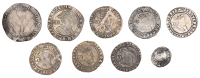 SCOTLAND, James VI, Eighth coinage, Thistle Merk, 1602, 6.39g/7h (B 3, fig. 943; S 5497); together with a Shilling,...