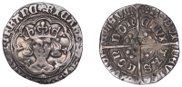 Richard III (1483-1485), Groat, London, type 3, mm. halved sun and rose (no. 2), nothing below bust, 2.77g/2h...