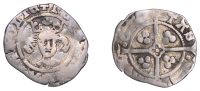 Henry IV (1399-1413), Light coinage, Penny, York, annulet on breast, quatrefoil on rev., 0.68g/10h (DiG 2b; N 1364;...