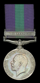 General Service 1918-62, 1 clasp, Iraq (Lieut. F. Coleman.) good very fine	 £60-£80