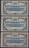 Belfast Banking Company Limited, £1 (3), 9 November 1939, serial numbers E/M 6612 and E/M 6516, manuscript Keith...