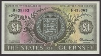 States of Guernsey, £1, ND (1969), serial number B439363, Guillemette signature, also £1 (7), with one of every...
