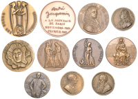 Miscellaneous, FRANCE, 8e Centenaire de Notre-Dame de Paris, 1963, a bronze medal by H. Dropsy, 66mm, 187.20g;...