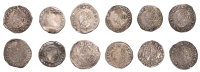 Charles I (1625-1649), Tower mint, Halfgroats (6), all Gp D [type 3a1/3.1 mule], mm. crown on obv., portcullis on...