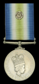 South Atlantic 1982, with rosette (Lt J C W Osmond RN 824 Sqdn) mounted as worn, with related miniature award, good...