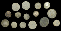 Buttons.
A small selection of miscellaneous buttons, mainly late 18th Century, including those for the Royal...