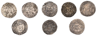 Henry VI, Leaf-Pellet issue [A], Groat, London, mm. cross IIIb on obv. only, leaf on breast, pellets by crown, reads...