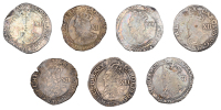 Charles I, Tower mint, Shilling, Gp D, mm. harp, bust 2, 5.61g/3h (SCBI Brooker 473; N 2223; S 2789); together with...