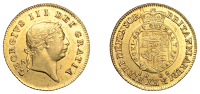 George III (1760-1820), Pre-1816 issues, Half-Guinea, 1808, seventh bust (EGC 852; S 3737). Lustrous, about...