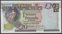 Provincial Bank of Ireland, £5, 1972, and a Franklin mint specimen set £1, £5, and £10, Allied Irish Banks, £5,...