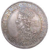 Charles I (1625-1649), Briot’s Second Milled issue, Shilling, mm. anchor (flukes to right), dies unsigned, front...