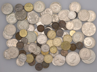 Miscellaneous British and World coins in base metals (approx. 100), various types [Lot]. Varied state	 £20-£30