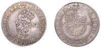Charles I (1625-1649), Briot’s Second Milled issue, Sixpence, mm. anchor (flukes to right), 3.04g/6h (SCBI Brooker...