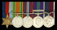 Five: Flight Lieutenant A. W. Williams, Royal Air Force

1939-45 Star; Defence and War Medals 1939-45; General...