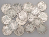 Miscellaneous Halfcrowns in .925 silver (17), various dates [17]. Varied state	 £150-£200