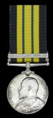 Africa General Service 1902-56, 1 clasp, Somaliland 1902-04 (W. H. Field, A.B., H.M.S. Fox.) traces of brooch...