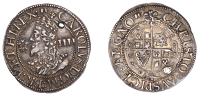 Charles I (1625-1649), Aberystwyth mint, Groat, mm. book, large bust, rev. plume without bands, 1.88g/6h (Morr. A-1;...