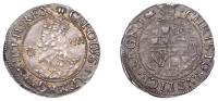Charles I (1625-1649), Aberystwyth mint, Groat, mm. book, large bust, reads mag, rev. plume with bands, 1.98g/8h...