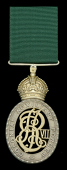 Colonial Auxiliary Forces Officers’ Decoration, E.VII.R., silver and silver-gilt, hallmarks for London 1908,...