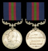 Specimen Medal: King’s African Rifles Distinguished Conduct Medal, E.VII.R., the edge stamped ‘Specimen’,...