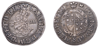 Charles I (1625-1649), Aberystwyth mint, Groat, mm. book, larger bust, rev. plume without bands, 1.94g/5h (Morr....