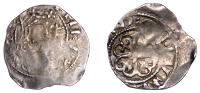 Stephen (1135-1154), Penny, Cross Moline type [BMC I], London, Estmund, es[––]nd on lv :, 1.49g/9h (Allen, BNJ...