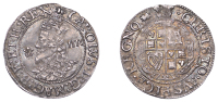 Charles I (1625-1649), Aberystwyth mint, Groat, mm. book, larger bust, reads mag, rev. plume with bands, 1.95g/11h...