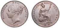 Victoria (1837-1901), Penny, 1858 (BMC 1518; S 3948). Extremely fine	 £70-£90