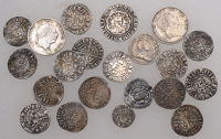 Henry III to Edward IV, miscellaneous hammered silver coins (18), various denominations; together with Irish Bank...