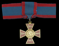 Royal Red Cross, 1st Class, E.VII.R., silver-gilt and enamel, unnamed as issued, on lady’s bow riband, in Garrard,...