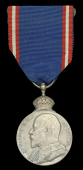 Royal Victorian Medal, E.VII.R., silver, unnamed as issued, in embossed case of issue, in outer card box, extremely...