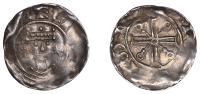 William II (1087-1100), Penny, Voided Cross type [BMC III], Uncertain mint and moneyer, 1.33g/6h (N 853; S 1260)....