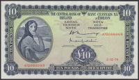 ERROR: Central Bank of Ireland, £10, 2 December 1976, mismatched serial numbers 47D088099 and 47D088069, Murray and...