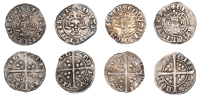 Edward I, Penny, class IVc, Berwick-upon-Tweed, bifoliate crown, pellet on breast, Roman n in dns, 1.47g/6h (N 1078;...