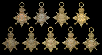 1914-15 Star (9) (D.1340 W. Griffiths. Smn. R.N.R.; 55634 2. Cpl. A. E. Roberts. R.E.; 108187 Spr. W. T. Jones....