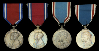 Jubilee 1935 (2), both unnamed as issued, one in card box of issue; Coronation 1937 (2), both unnamed as issued, one...