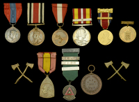 Imperial Service Medal, G.VI.R., 1st issue (Frank Wood.) in box of issue; Special Constabulary Long Service Medal,...